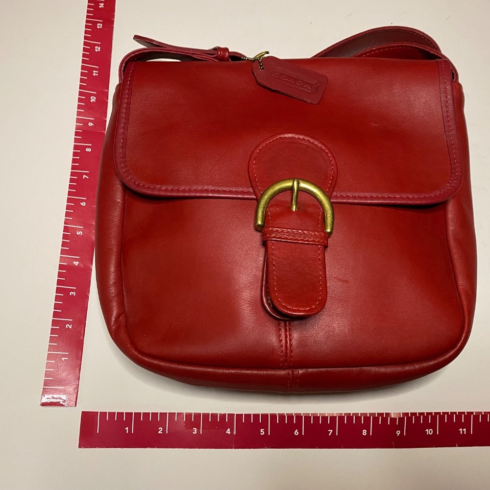 Coach Vintage Legacy Bedford Saddle Mail Flap Shoulder Bag - Picture 2 of 7